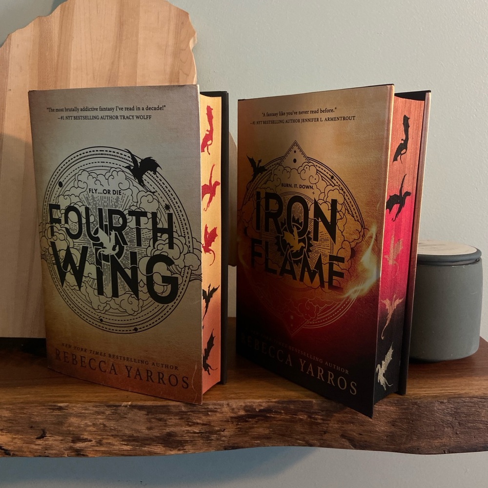 Fourth Wing and Iron Flame - SEE PHOTOS